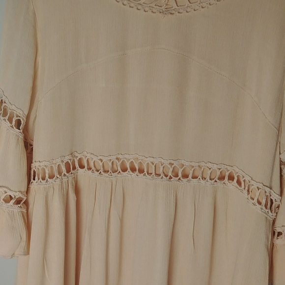 Listicle ruffled baby doll boho dress - Picture 4 of 10